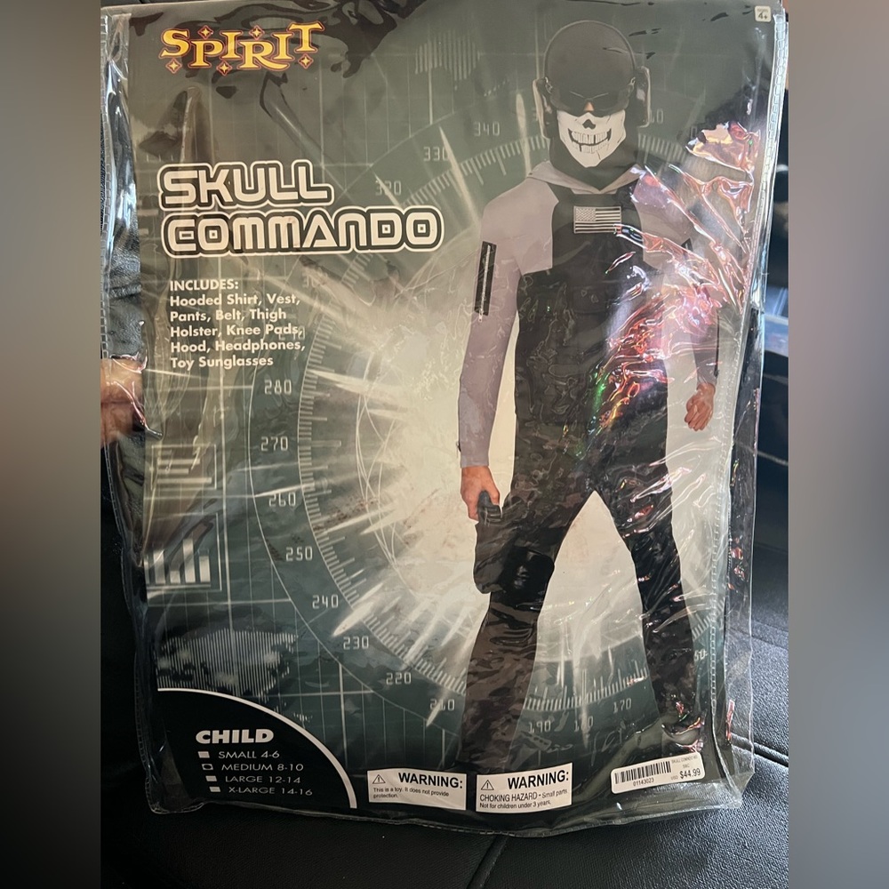 Skull commando costume